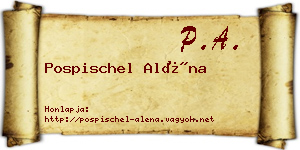 Pospischel Aléna névjegykártya